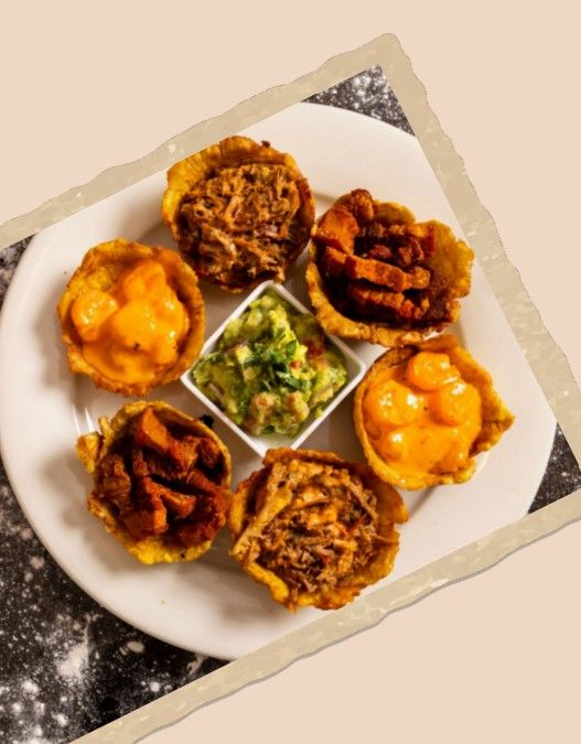 Canastas de patacón para compartir